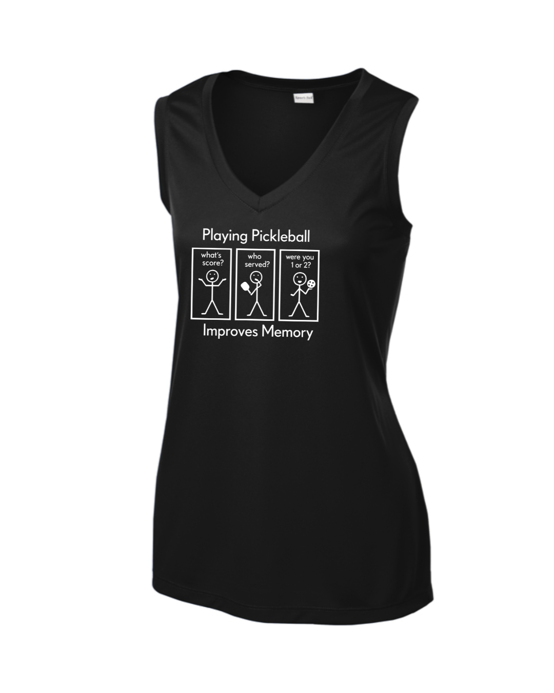 Women's Pickleball Memory V-Neck T-Shirt