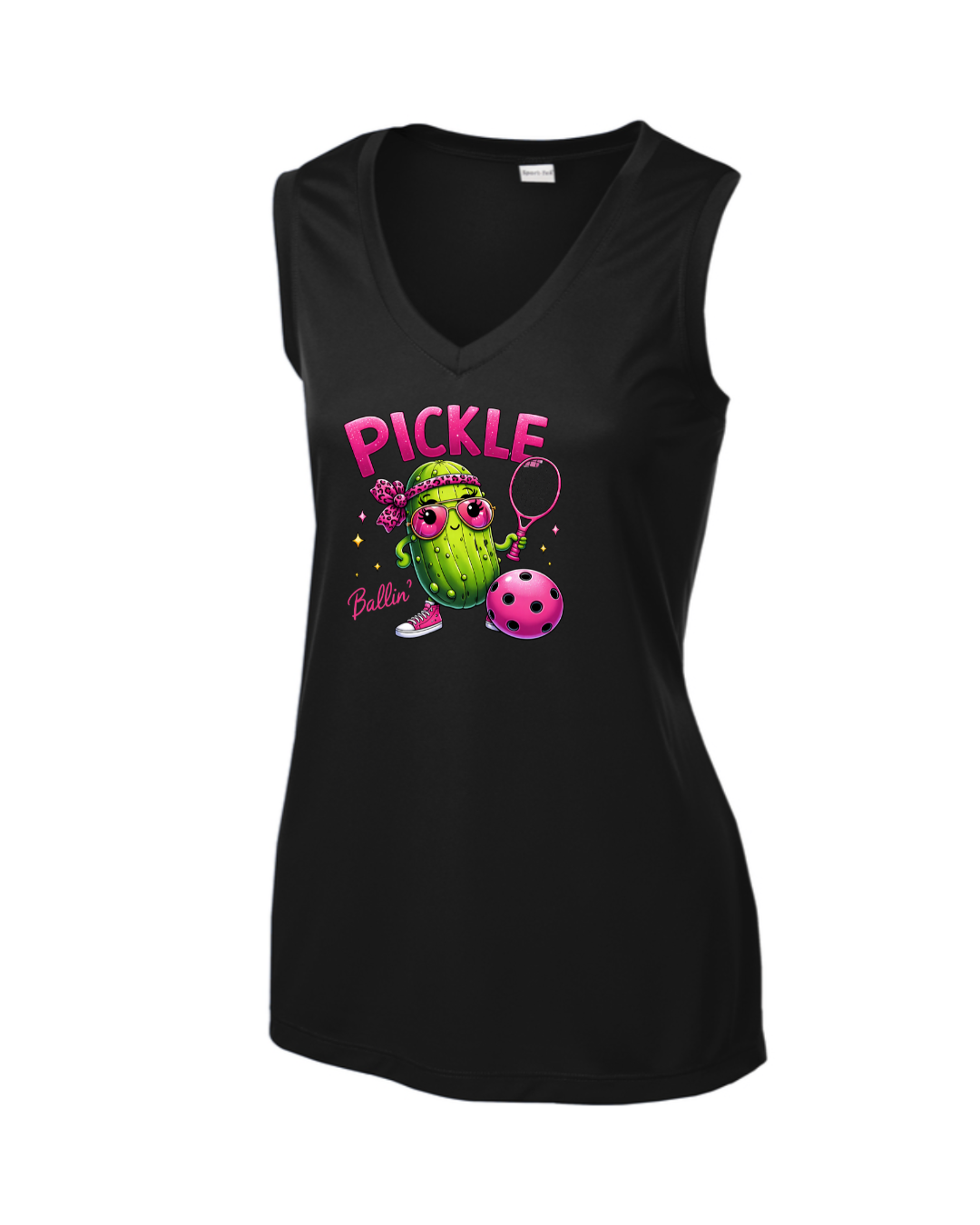 Women's Pickle Ballin V-Neck Tank