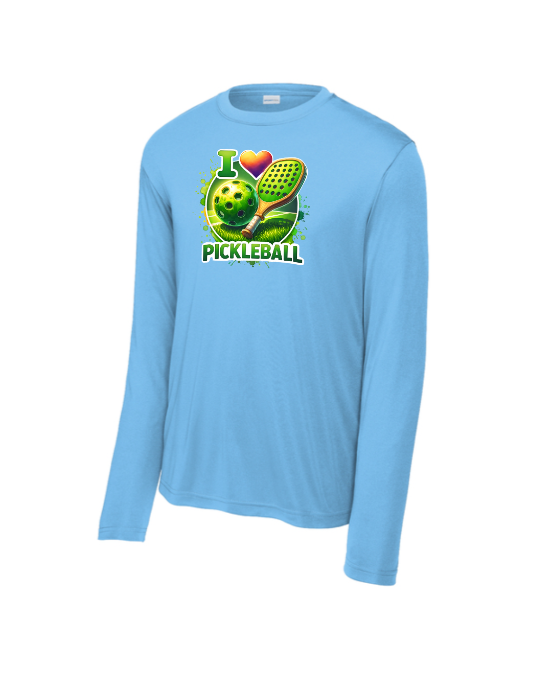 Men's I Love Pickleball Long Sleeve