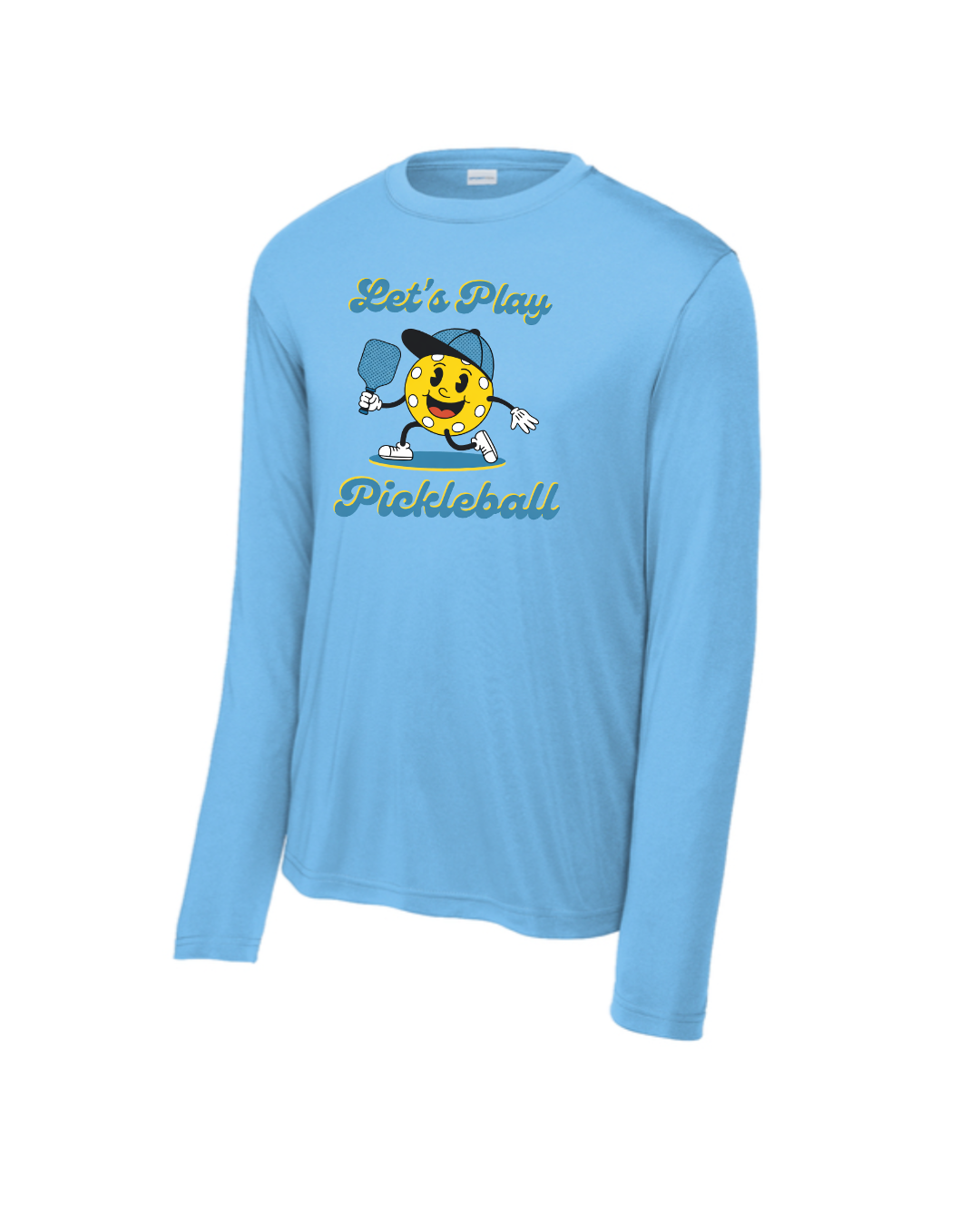 Men's Lets Play Pickleball Long Sleeve
