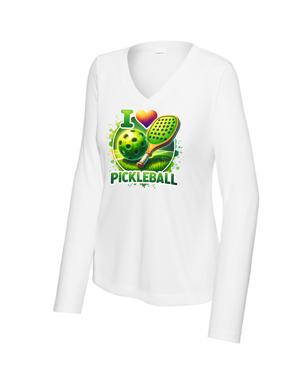 Women's I Love Pickleball Long Sleeve