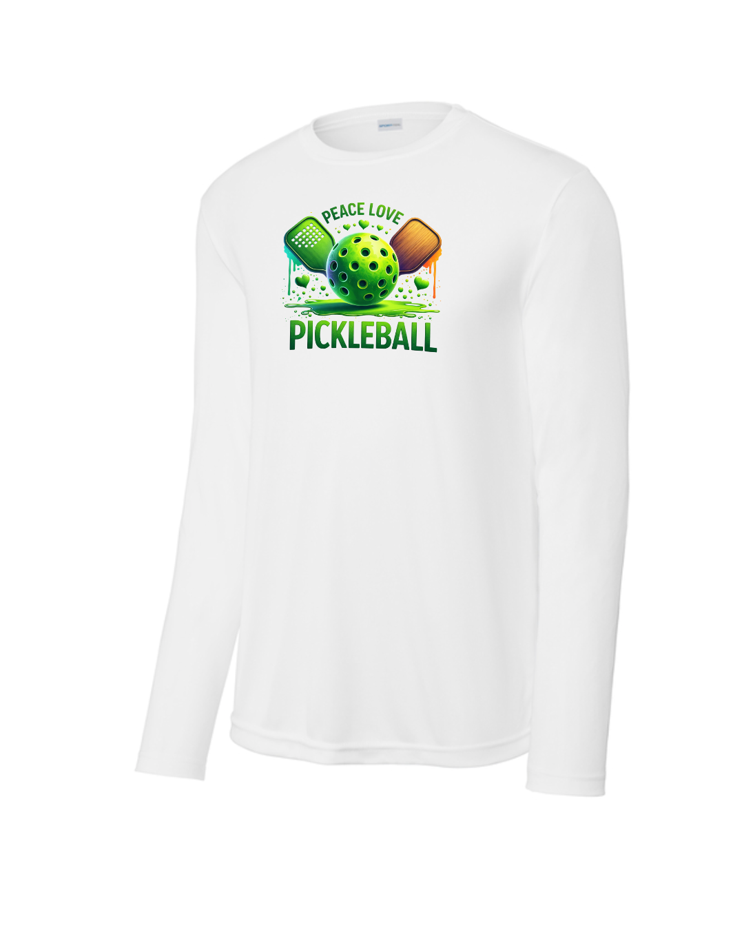 Men's Peace Love Pickleball Long Sleeve