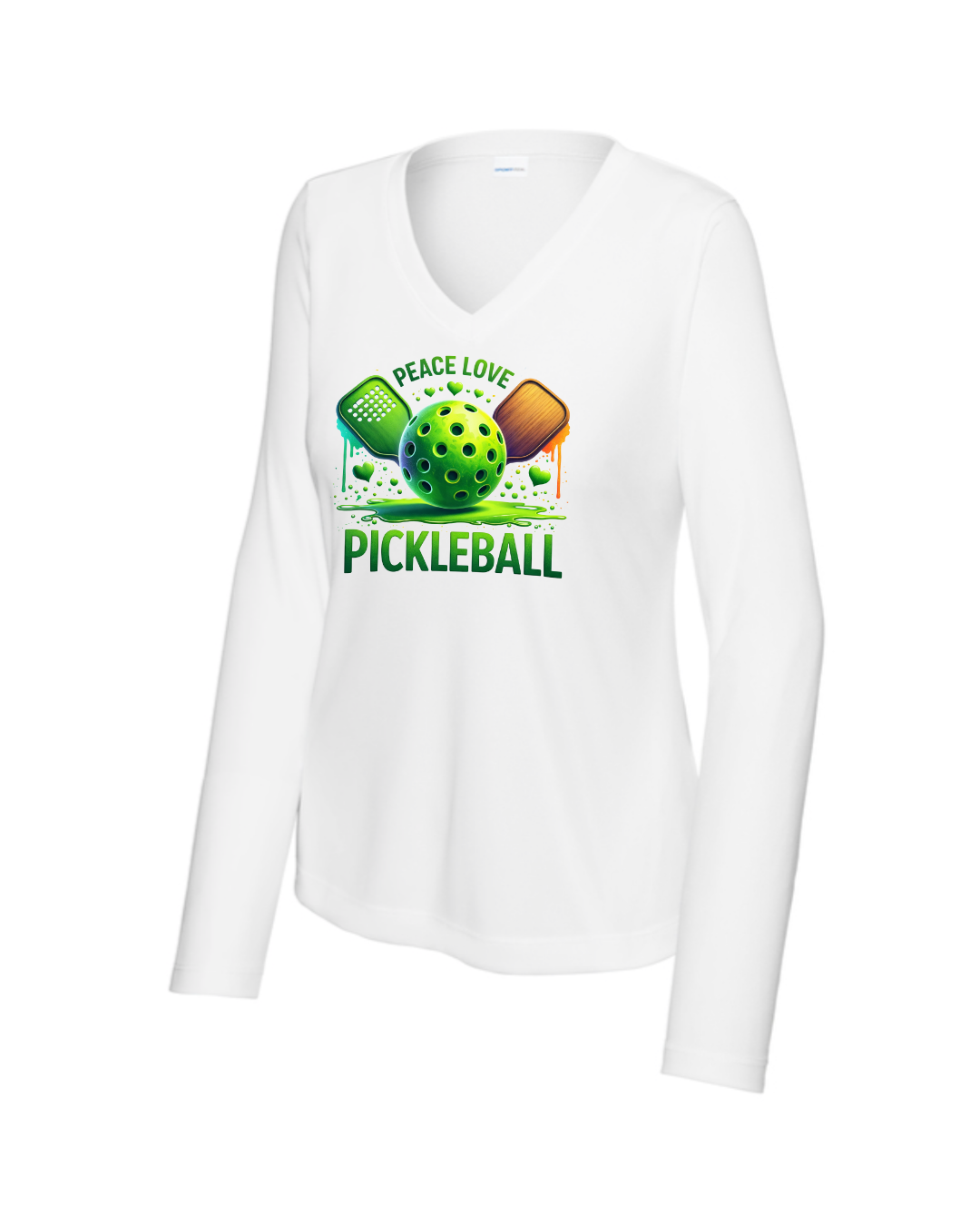 Women's Peace Love Pickleball Long Sleeve