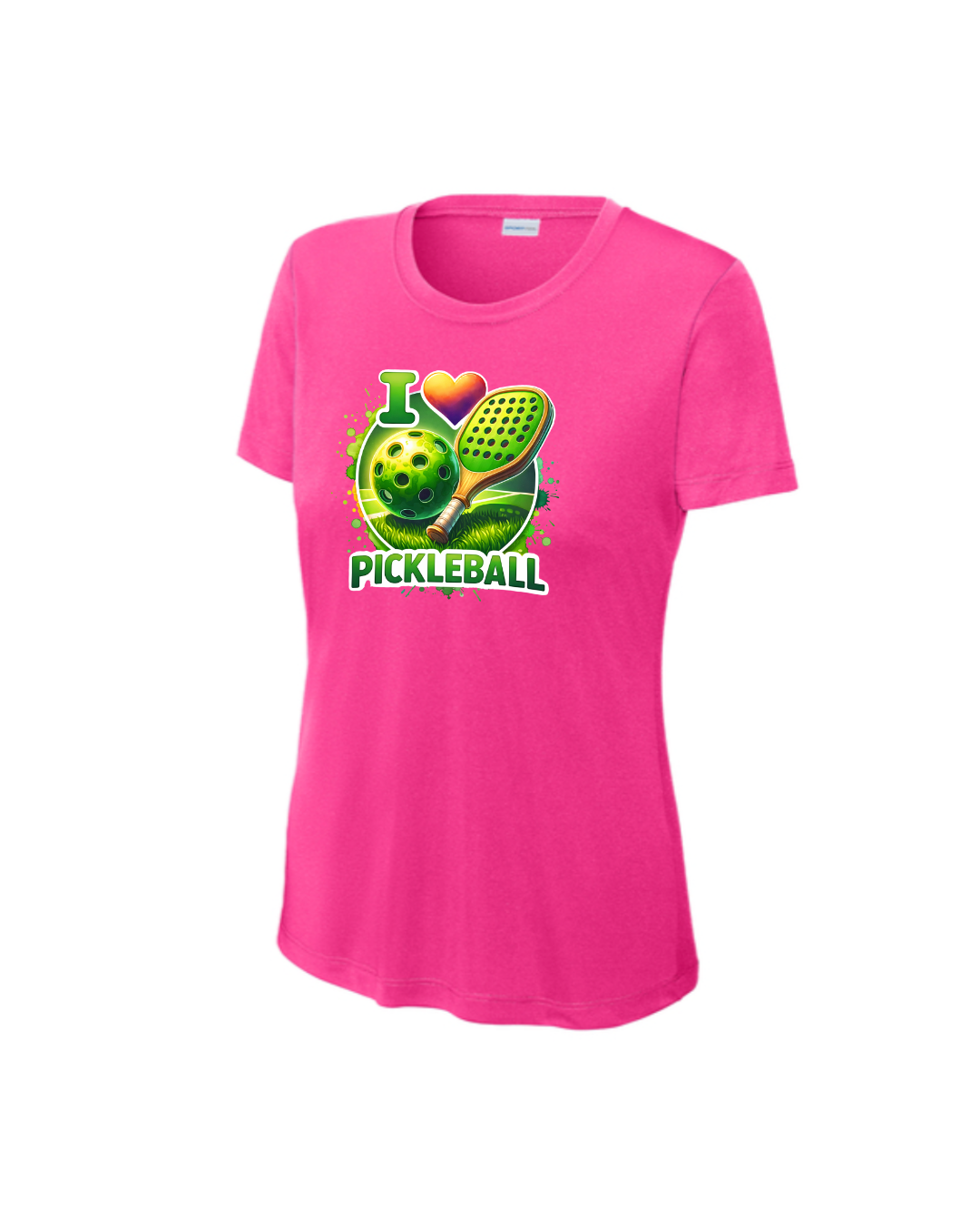 Women's I Love Pickleball T-Shirt