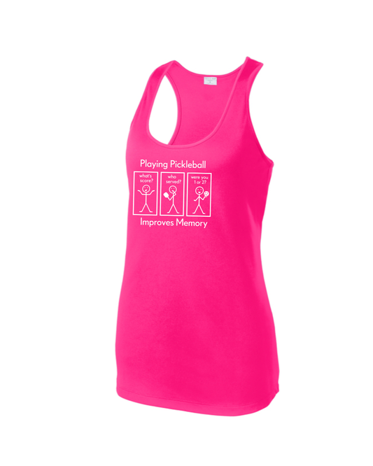 Women's Pickleball Memory Racerback Tank