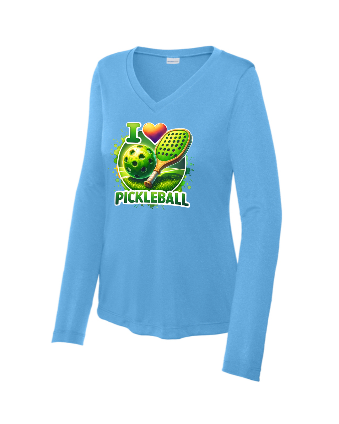 Women's I Love Pickleball Long Sleeve