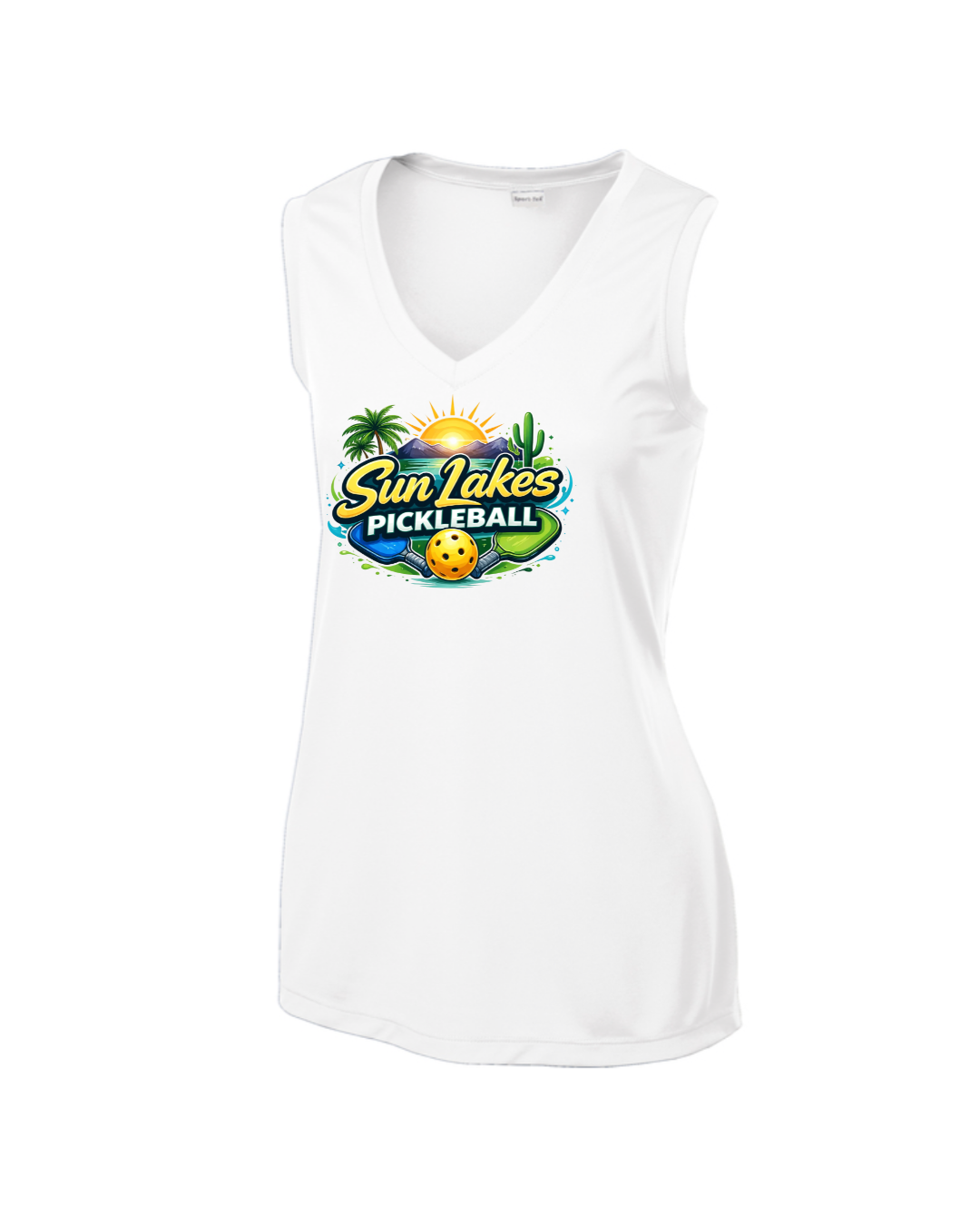 Women's Sun Lakes Pickleball V-Neck