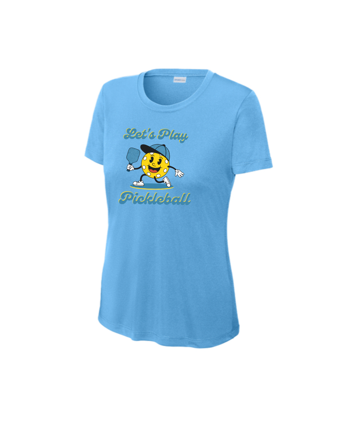 Women's Lets Play Pickleball T-Shirt