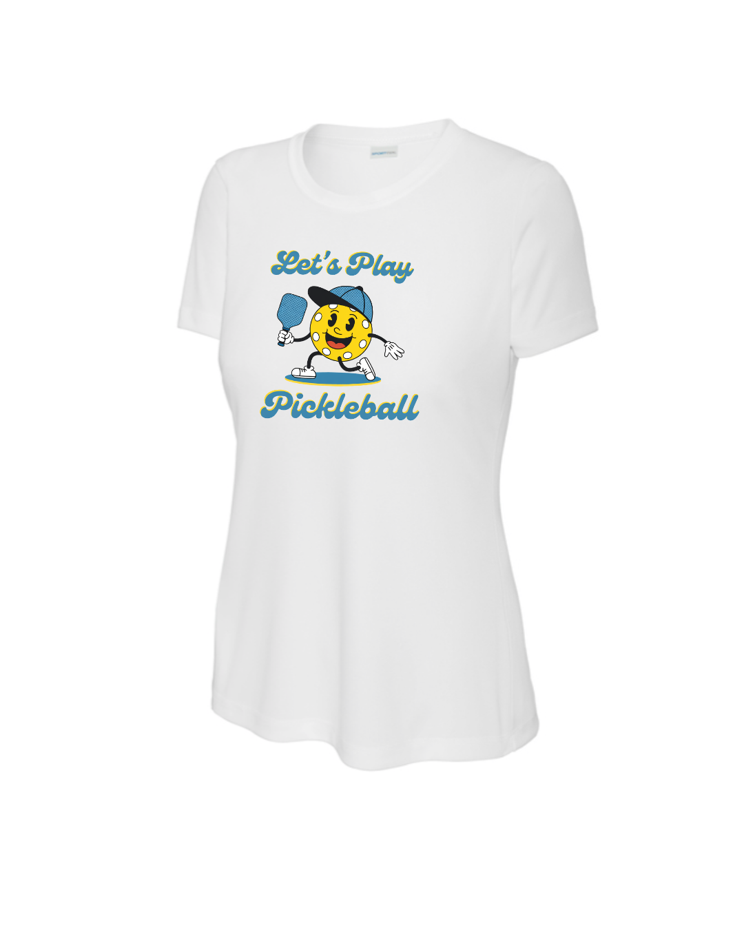 Women's Lets Play Pickleball T-Shirt