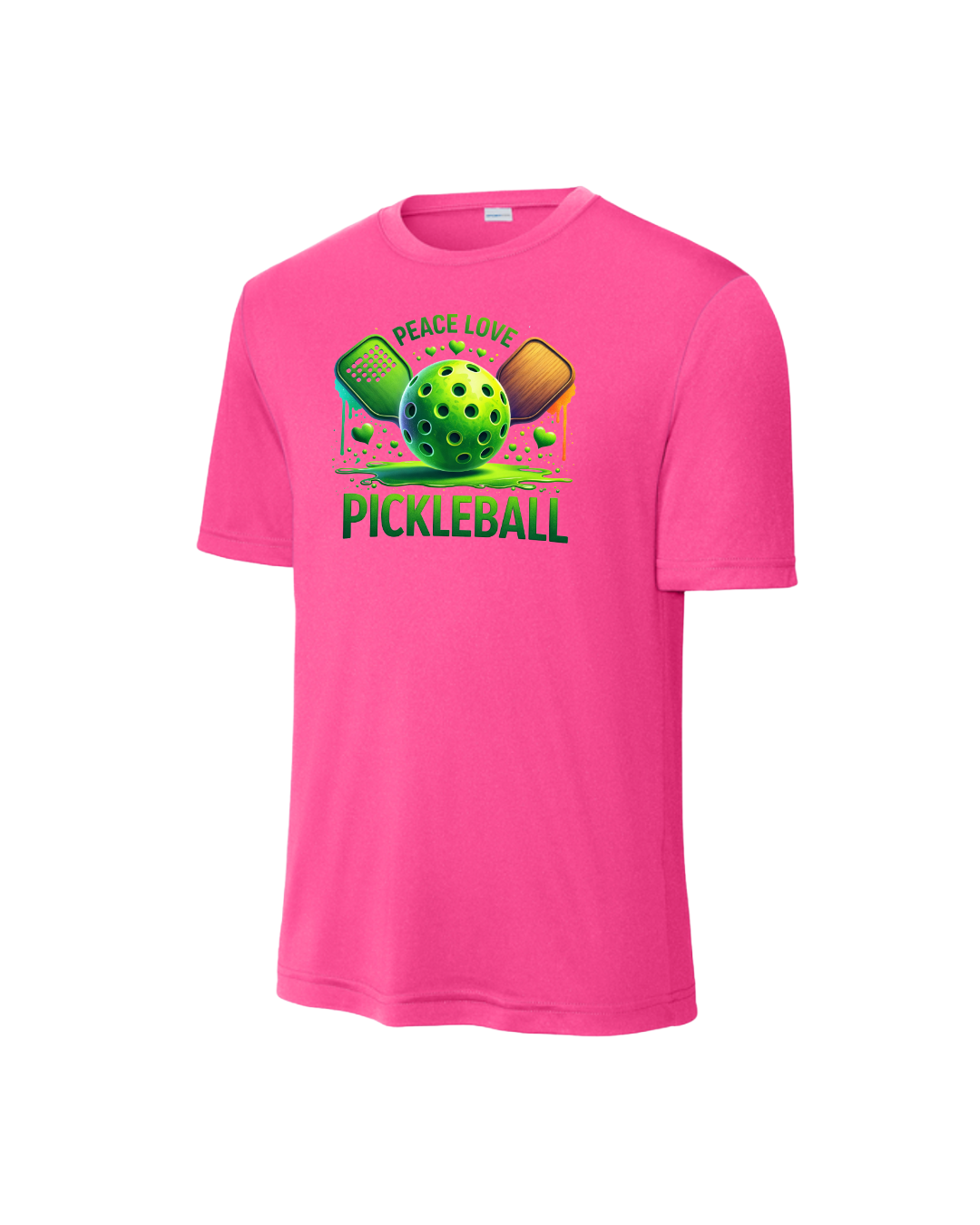 Men's Peace Love Pickleball T-Shirt